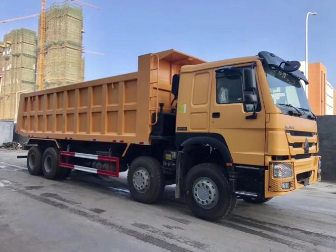 Sinotruk HOWO 8× 4 Dumper Truck Tipper Truck with 50t Load Capacity Front Lifting Dump Truck for Heavy Load