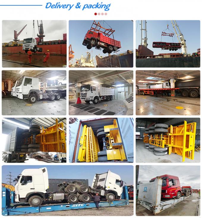 Sinotruk HOWO 8× 4 Dumper Truck Tipper Truck with 50t Load Capacity Front Lifting Dump Truck for Heavy Load