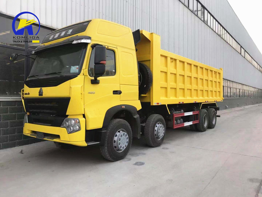WD615だ47. D12.42 中古 8X4 12 タイヤ HOWO トラック ダンプ ティッパー トラック 前部中部リフティング