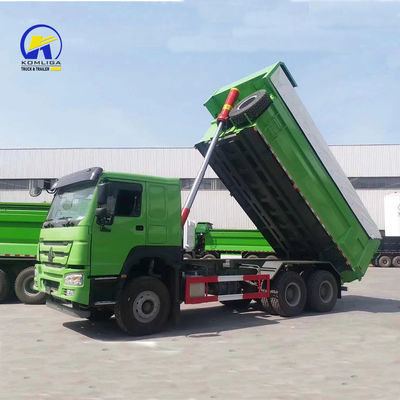 Sinotruk HOWO 10ホイールダンプトラック 371HP 黄色い座席 ≤5 の二手ターパートラック