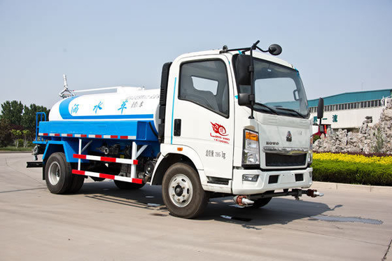30Tのペイロードシノトラック HOWO 4X2 ミニ 2000 ガロン水トラック D12.42エンジン