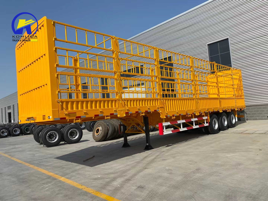 3軸 40FT コンテナ サイド壁 半トレーラー トラック メインビーム Q345b ステール 最良の場合