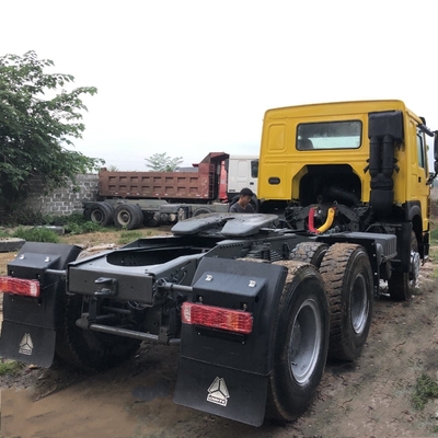 販売 6X4 371HP 420HP Sinotruk HOWO トラクタートラック Zfステアリングと9トンの前軸