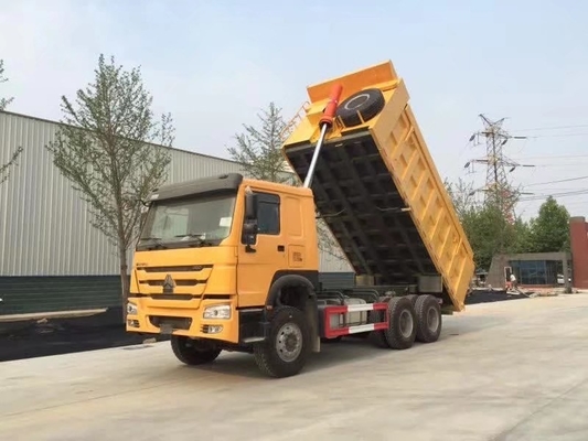 6X4 10 タイヤ サンドティッパー HOWO ディーゼルエンジンと負荷容量21-30tのダンパートラック