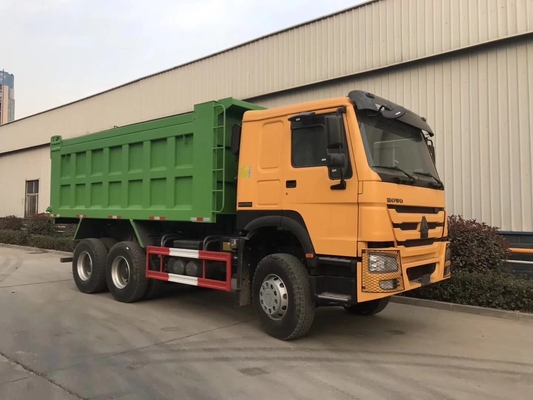 青 10 タイヤ 6X4 25 30 トン エンドサイド HOWO エンジンWd615付きの中古ダンパートラック47.D1242