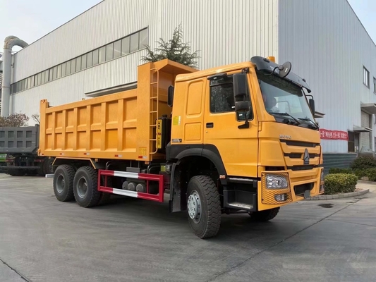 青 10 タイヤ 6X4 25 30 トン エンドサイド HOWO エンジンWd615付きの中古ダンパートラック47.D1242