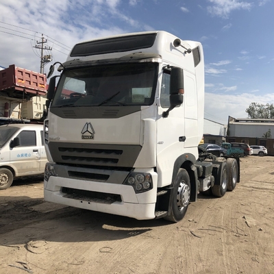 16トンの後軸とタイヤ 420HP 6X4 中古 Sinotruk HOWO A7 トラクター トラック