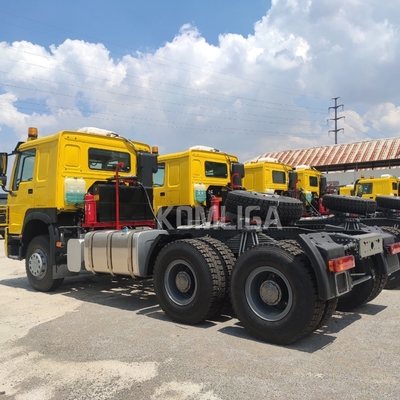 トラクションベース 50 /90 オプション Sinotruk 420HP 371 6X4 HOWO ヘッド トラクター 重荷トラック