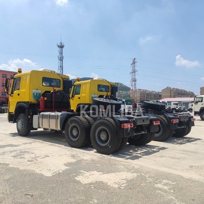 手動トランスミッションタイプ 6X4 プライムムーバーからトレーラー付きの農業トラクター