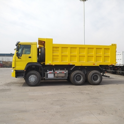 Sinotruk HOWO 371HP 20トンのダンプトラック 20cbm バケツサイズ 5600X2300X1500 青