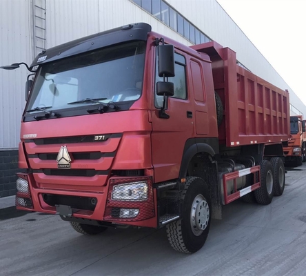 371HP 10ホイラー 20 キュービックティッパートラック Sinotruk HOWO LHD/Rhd 運転車とHw76キャビンの