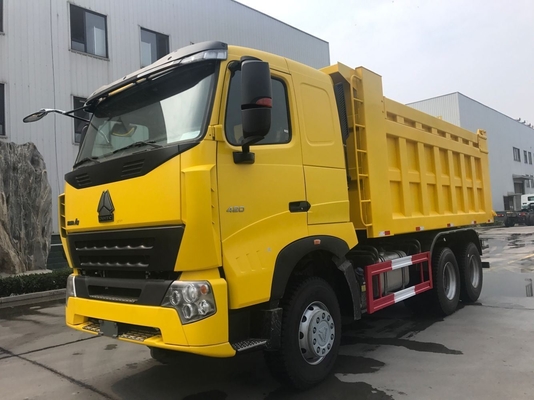 ラジアルタイヤ設計 420HP 371HP シノトラク HOWO A7 ティッパートラック 6X4 ユーロ2 排放基準