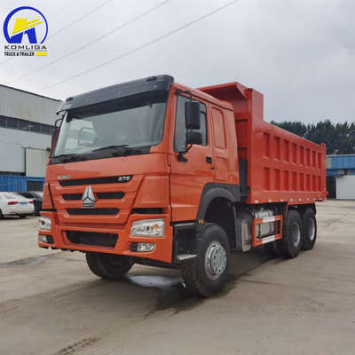 6X4 鉱山機械 重いトラック HOWO トリッパー トラック 前提起式 ダンピング