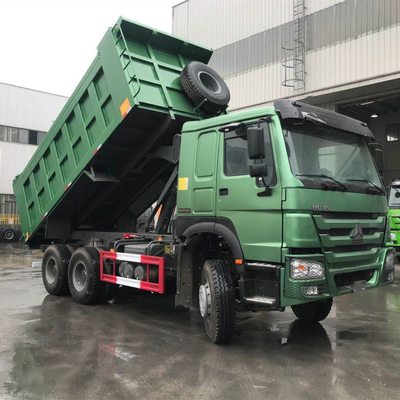 6X4 HOWO Sinotruk 371 ダンパートラック Zf8118ステアリングシステムとISO認証