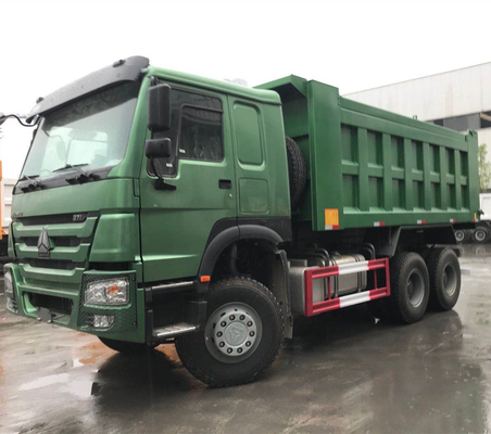 6X4 HOWO Sinotruk 371 ダンパートラック Zf8118ステアリングシステムとISO認証