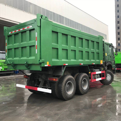 6X4 HOWO Sinotruk 371 ダンパートラック Zf8118ステアリングシステムとISO認証