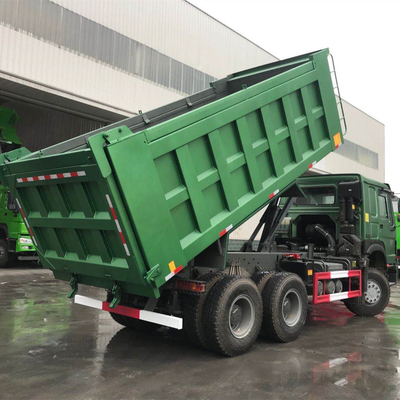 6X4 HOWO Sinotruk 371 ダンパートラック Zf8118ステアリングシステムとISO認証