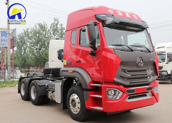 Sinotruk HOWO 6*4 トラクター トラック D12.42-20 エンジン 371 375HP 重荷用トラック
