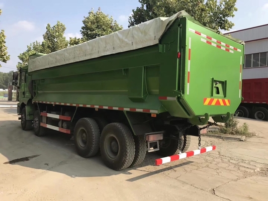 中古 Sinotruk HOWO 8X4 12ホイール 40トンのダンプトラック