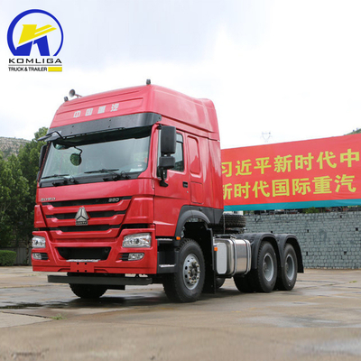 アフリカ ユーロ2 エミッション シノトラック HOWO 6X4 10 ホイラー トラクター トラック 手動トランスミッション