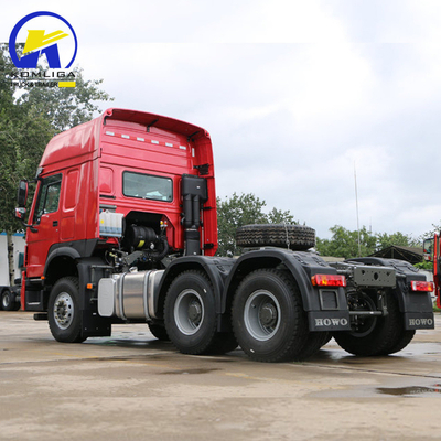 アフリカ ユーロ2 エミッション シノトラック HOWO 6X4 10 ホイラー トラクター トラック 手動トランスミッション