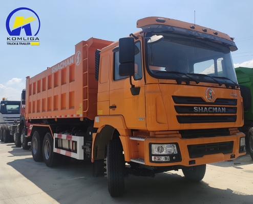 シャックマン 6X4 10ホイール重量ダンプトラック 375HP 5600X2300X1500バケツ寸法