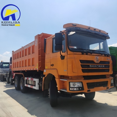 シャックマン 6X4 10ホイール重量ダンプトラック 375HP 5600X2300X1500バケツ寸法