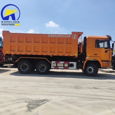 シャックマン 6X4 10ホイール重量ダンプトラック 375HP 5600X2300X1500バケツ寸法
