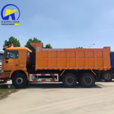 シャックマン 6X4 10ホイール重量ダンプトラック 375HP 5600X2300X1500バケツ寸法