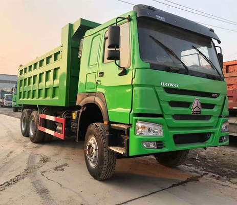 耐久性シノトルクHOWO 中古 371/375HP 40tダンプトラック 6X4 20立方体ティッパーペイロード