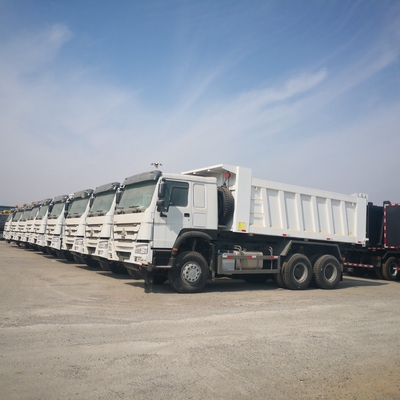HW76 キャビ Sinotruk HOWO トンパートラック 6*4 道路建設プロジェクト用のダンプ 30t
