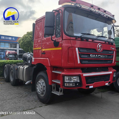351-450馬力 Shacman 6X4 トラクター トラックヘッド 重荷用 21-30t 負荷容量