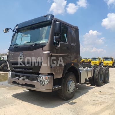 高容量 Sinotruk HOWO 重荷輸送のための10輪トラクタートラック