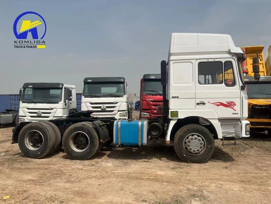 ラジアルタイヤデザイン シャックマン 6X4 トレーラーヘッド トラクター トラック フロントアクセルマン 7.5 トン