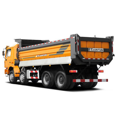 12ホイールシャックマン 8X4 ダンプティッパートラック 375HPの馬力と10 1スペアタイヤ