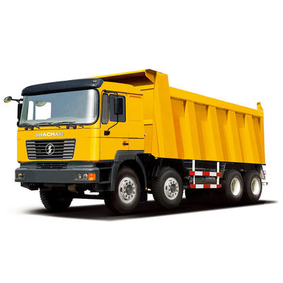 12ホイールシャックマン 8X4 ダンプティッパートラック 375HPの馬力と10 1スペアタイヤ