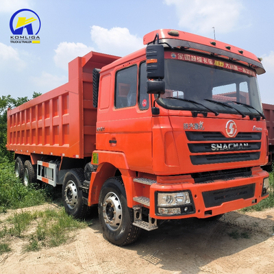 中古 8X4 Shacman ダンプトラック タイヤ 認証 GCC 16tons 負荷容量 後軸