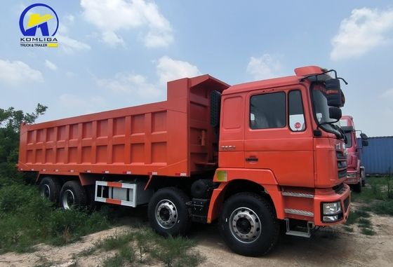 中古 8X4 Shacman ダンプトラック タイヤ 認証 GCC 16tons 負荷容量 後軸
