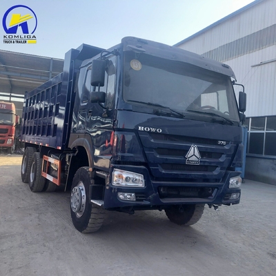 高馬力 中古シノトラック HOWO 375HP 6X4 10ホイール Rhd LHD 40トン 60トンのティッパートラック