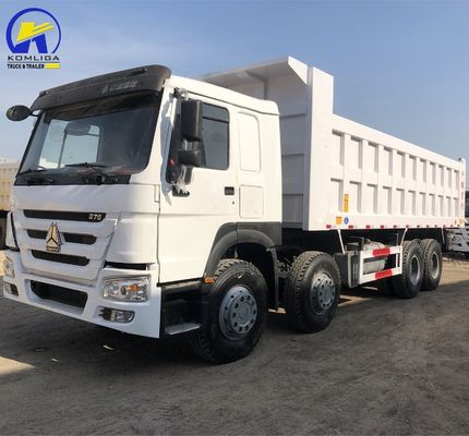 25-30tons 容量 5600X2300X1500 バケツの寸法を持つ使用されたHOWO 8X4ダンプトラック