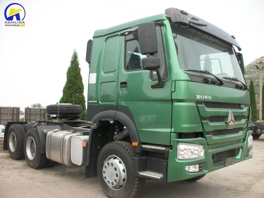 使用済み 6*4 HOWO トラクター トラック トレーラーヘッド 21-30t 負荷容量と9トンの前軸