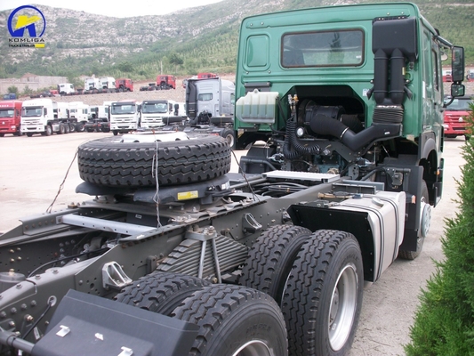 使用済み 6*4 HOWO トラクター トラック トレーラーヘッド 21-30t 負荷容量と9トンの前軸
