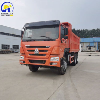 中古 シノトラック HOWO 375HP 6X4 Rhd トンパーダンプトラック アフリカ市場 良好な状態