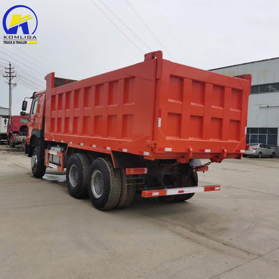 中古 シノトラック HOWO 375HP 6X4 Rhd トンパーダンプトラック アフリカ市場 良好な状態