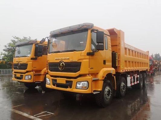 Shacman 8X4 ダンプトラック Hw19710 トランスミッションと2セットのバックアクセルを持つ重型ターパートラック