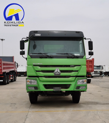 351-450hp Sinotruck HOWO 中古 6X4 20cbm ハイバホイストダンプトラック