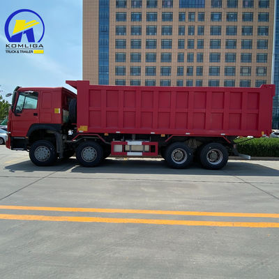 / 中古 8X4 12ホイール Sinotruk HOWO ティッパー トラック DOT 認証とカスタマイズされた要求