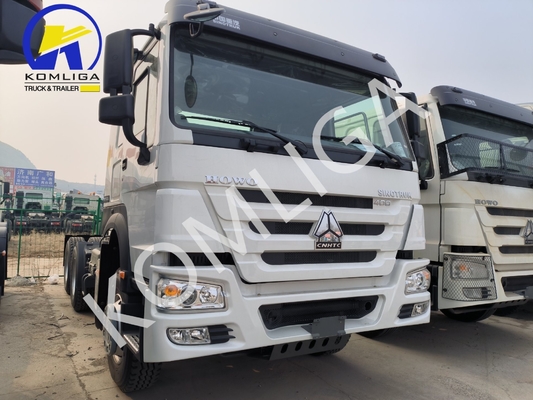 シノトルク HOWO 6X4 トラクタートラック 貨物牽引トレーラーヘッドとDOT認証タイヤ