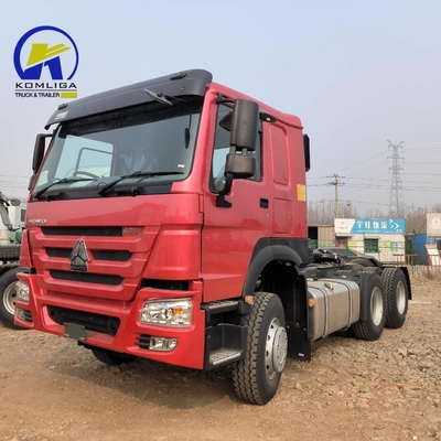 400HP HOWO T7 400HP トラクターヘッド 中古 トラクタートラック 遠距離輸送に最適