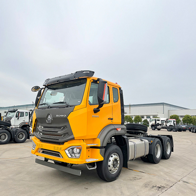 400HP HOWO T7 400HP トラクターヘッド 中古 トラクタートラック 遠距離輸送に最適